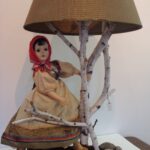 Russian Peasant Doll Lamp