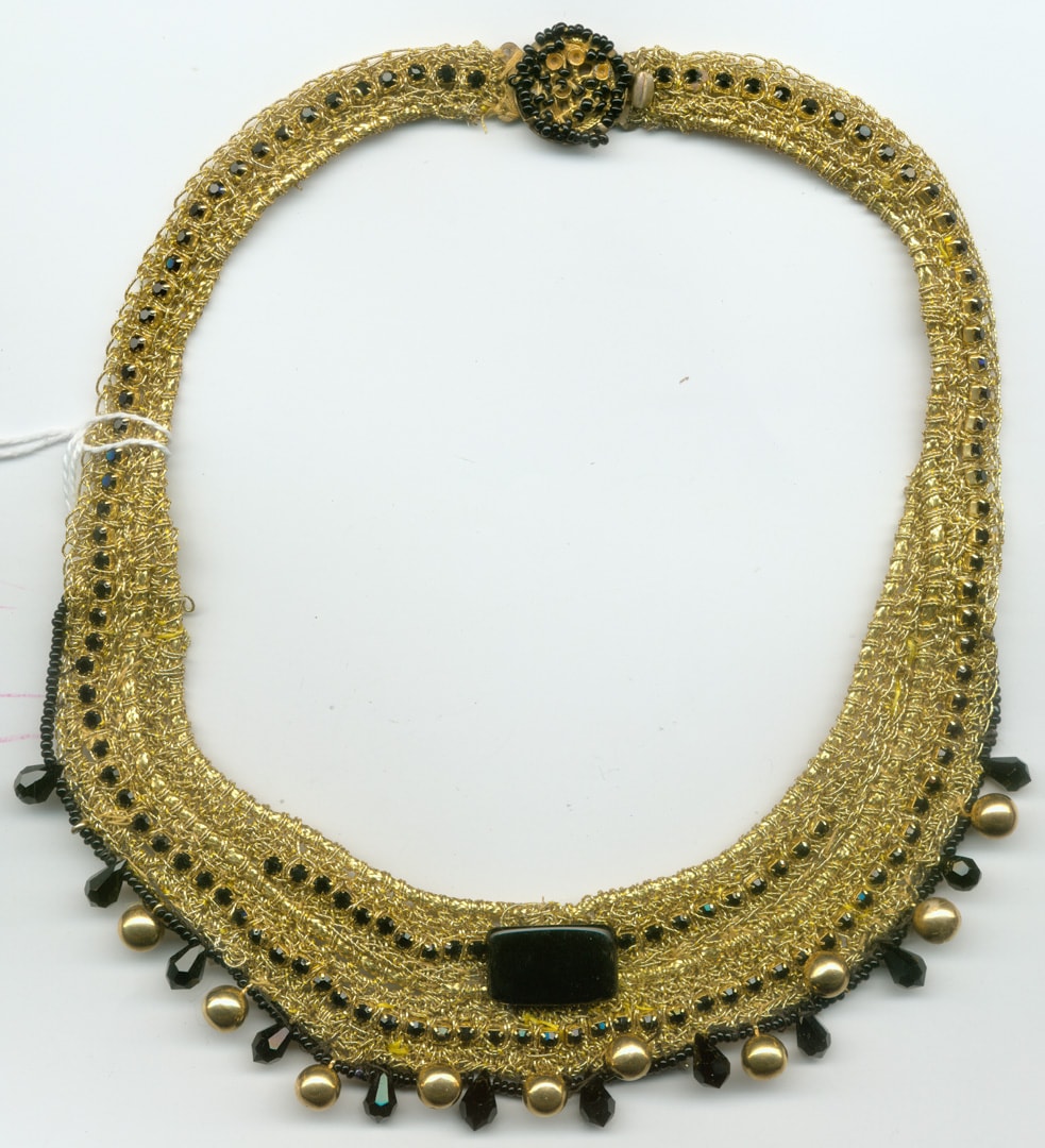 Crocheted necklace