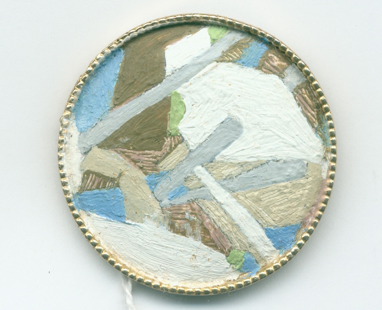 Hand-painted brooch