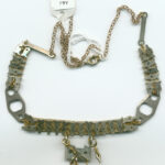 Necklace made from typewriter parts