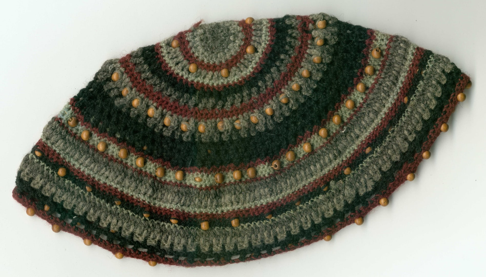 crocheted skullcap