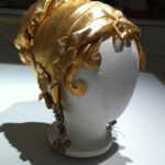 Gold lame hat